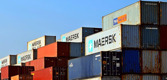 Stacked shipping containers - Freight Forwarder in Singapore